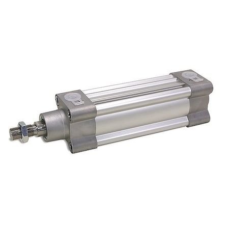 Air Cylinder, 80 mm Bore, 200 mm Stroke, ISO Double Acting, Aluminum . MPN:5VMC5
