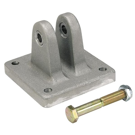 Clevis Bracket, For 1-1/2, 2 In Bore, Alum MPN:5VNY3