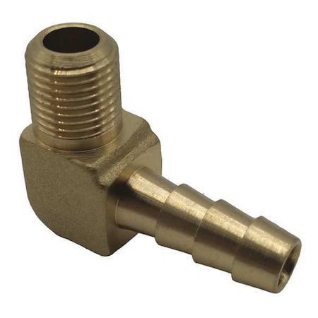 Hose Barb, 1/4 In Barb, 1/8 In MNPT, Brass, Material Grade: H59 MPN:6AFH0
