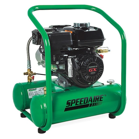 Portable Gas Air Compressor, 1 Stage, 4 hp MPN:AC1-HH04-05G