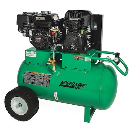 Portable Gas Air Compr, 1 Stage, 6 1/2 hp MPN:AC1-PH65-30G