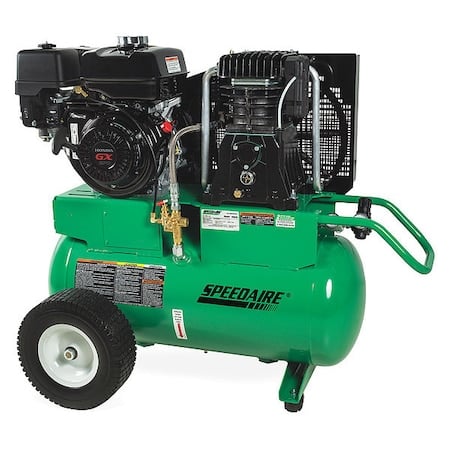 Portable Gas Air Compressor, 2 Stage, 9 hp MPN:AS2-PH08-20G