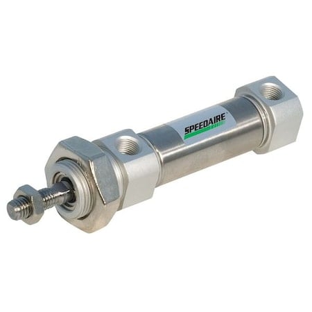 Round Body Cylinder, 20 mm Bore, 160 mm Stroke, ISO Double Acting, Stainless Steel . MPN:CD85F20-160-B