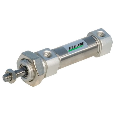 Round Body Cylinder, 25 mm Bore, 50 mm Stroke, ISO Double Acting, Stainless Steel . MPN:CD85F25-50-B