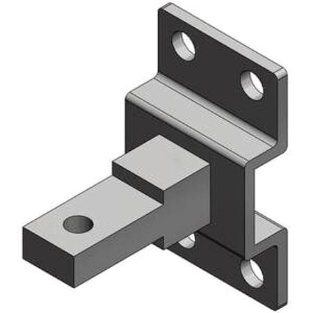 T-Bracket, Flange, Foot, 16 mm, 48 mm MPN:CJ-T016SUS