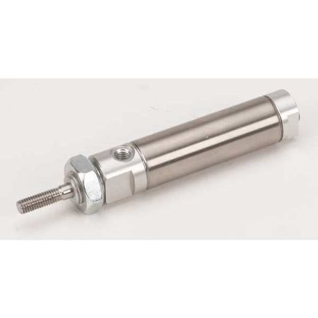 Round Body Cylinder, 9/16 in Bore, 1/2 in Stroke, Round Body Double Acting, Stainless Steel . MPN:NCDMB056-0050