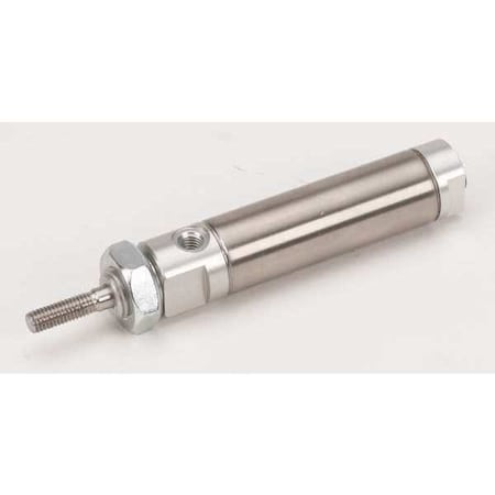 Round Body Cylinder, 9/16 in Bore, 4 in Stroke, Round Body Double Acting, Stainless Steel . MPN:NCDMB056-0400