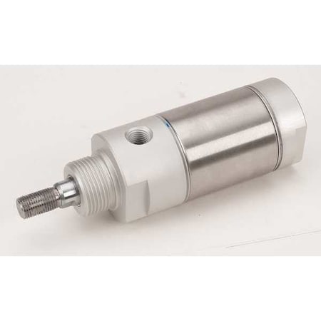 Round Body Cylinder, 2 in Bore, 3 in Stroke, Round Body Double Acting, Stainless Steel . MPN:NCDMB200-0300