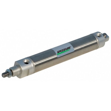 Round Body Cylinder, 7/16 in Bore, 10 in Stroke, Round Body Double Acting, Stainless Steel . MPN:NCDMC044-1000
