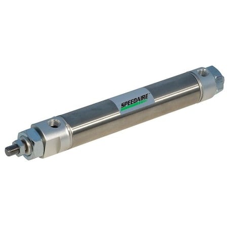 Round Body Cylinder, 7/16 in Bore, 7 in Stroke, Round Body Double Acting, Stainless Steel . MPN:NCDME044-0700