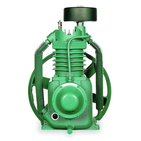 Air Compressor Pump, 5 hp, 7 1/2 hp, 2 Stage, 64 fl oz Oil Capacity, 2 Cylinder MPN:RV2-15A-P02