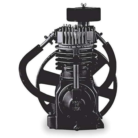 Air Compressor Pump, 7 1/2 hp, 2 Stage, 64 fl oz Oil Capacity, 2 Cylinder MPN:TF2011