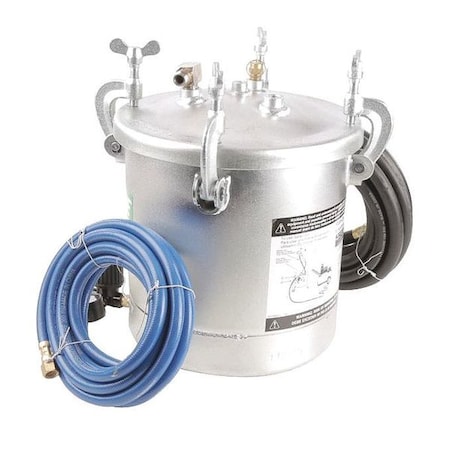 Paint Tank, 2 1/2 Gal, Galvanized Steel MPN:1ZMG5