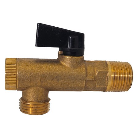 Brass Filter Ball Valve, Ang., MNPT, 1/4 In MPN:13X540