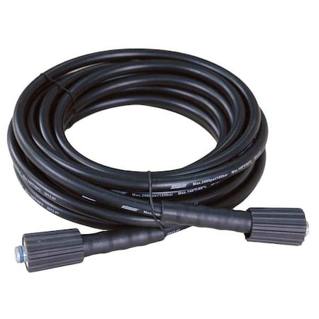 Pressure Washer Hose, 1/4, 25 ft, 2600 psi MPN:22KD99