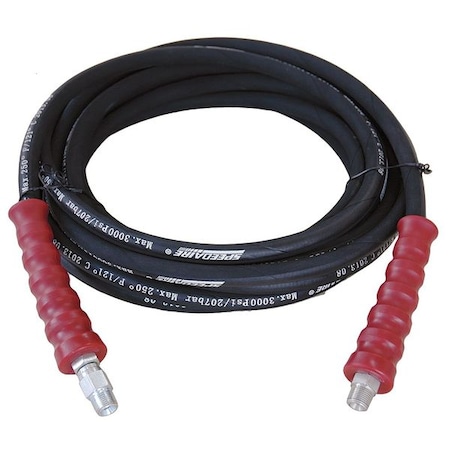 Pressure Washer Hose, 3/8, 50 ft, 4500 psi MPN:22KE06