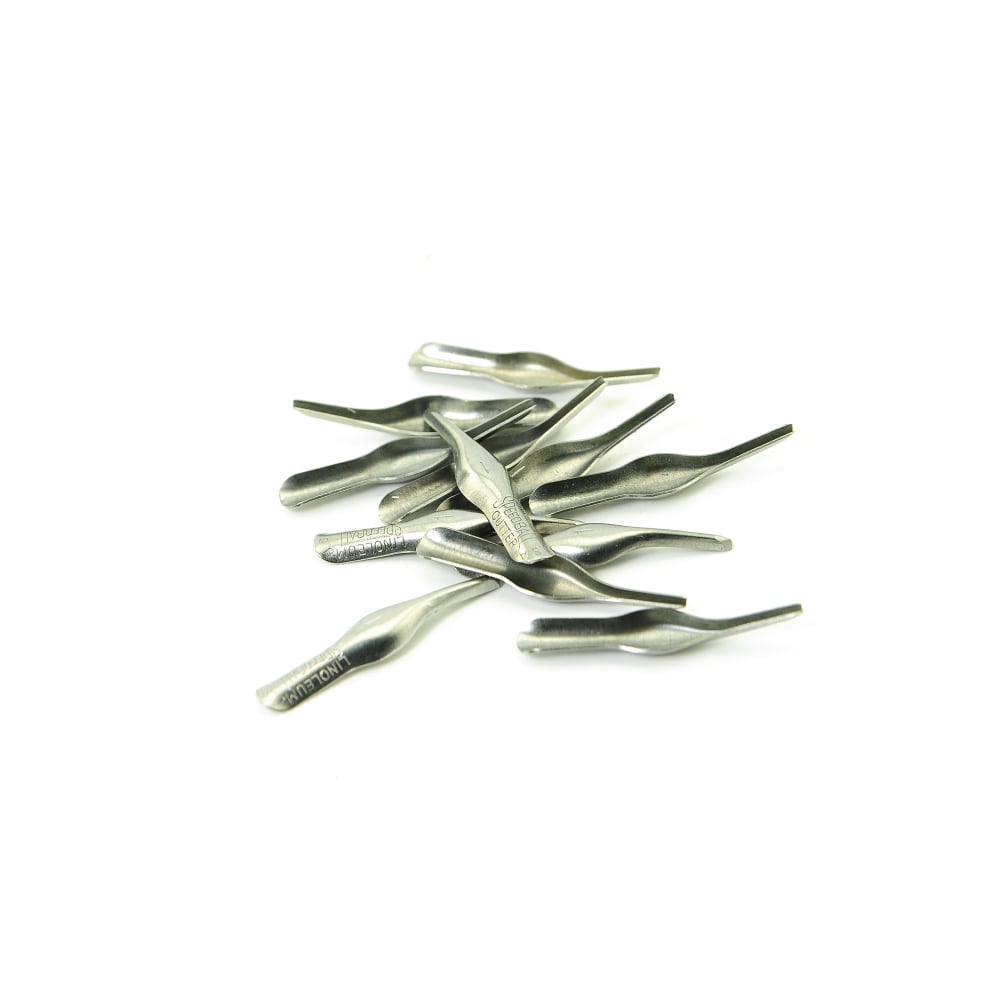 Speedball Linoleum Cutters, No. 1 Liner, Pack Of 12 MPN:4101