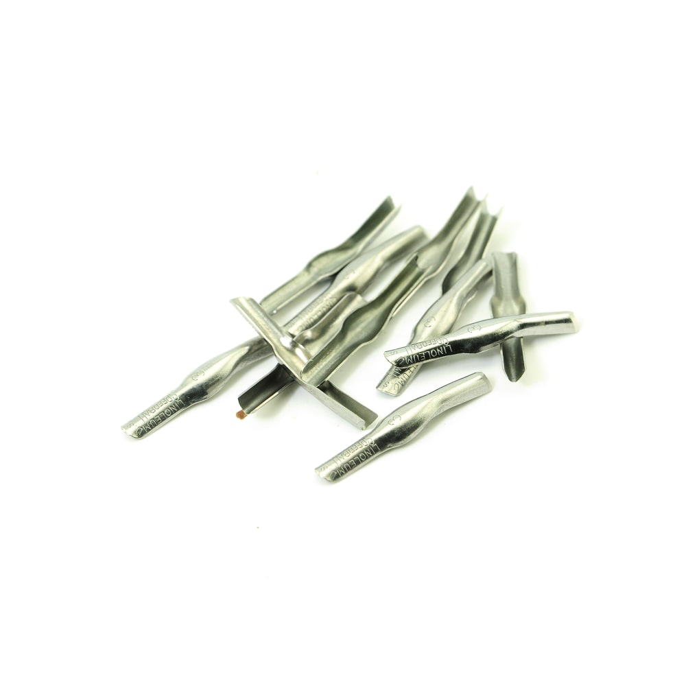Speedball Linoleum Cutters, No. 3 Large Line, Pack Of 12 MPN:4103