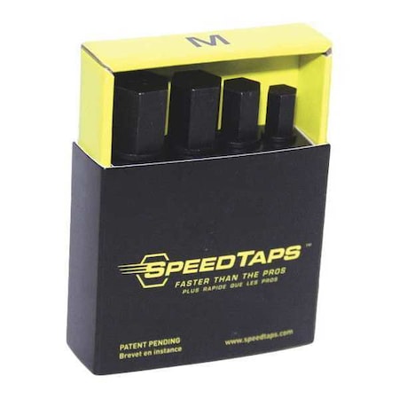 Hand Tap Set, 1/4n to 1/2in L, 4 Pcs, PK5 MPN:SPDTPSM4X5