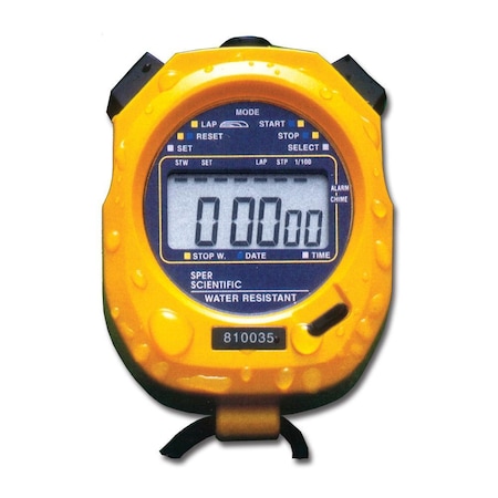 Large Display Water Resistant Stopwatch MPN:810035
