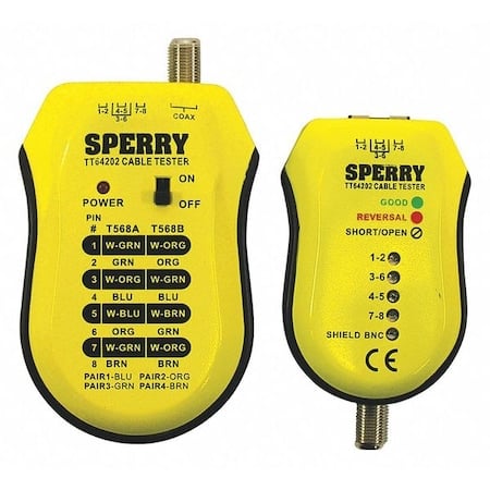 Network Cable Tester, UTP/STP MPN:TT64202