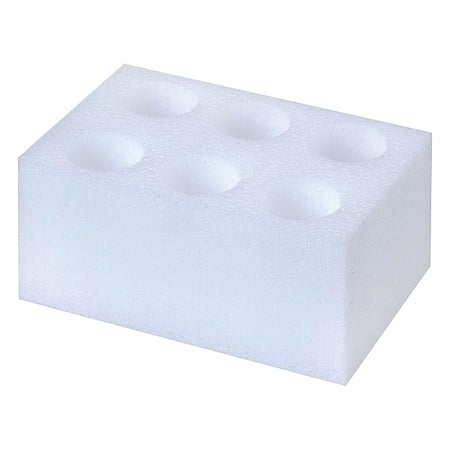 Vial Holder, Foam, White MPN:1686