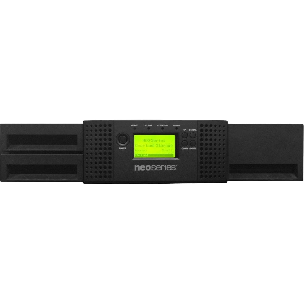 Overland NEOs T24 Tape Autoloader - 1 x Drive/24 x Slot - 1 Mail Slots - LTO-6 - 60 TB (Native) / 150 TB (Compressed) - 163.84 MB/s (Native) / 844.69 MB/s (Compressed) - SAS - 2URack-mountable - 1 Year Warranty MPN:OV-NEOST246SA