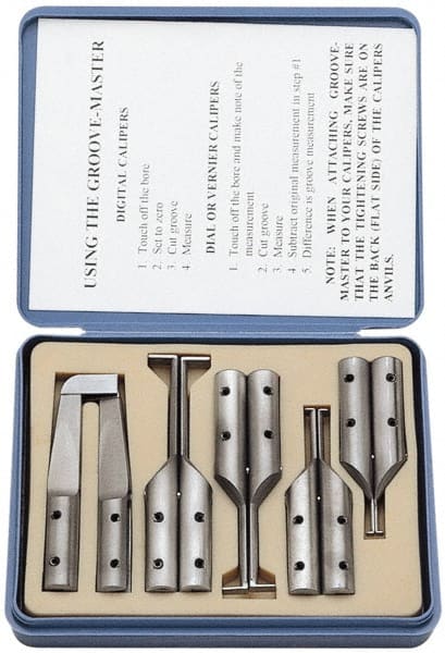 Groove Master Attachment Set: 5 Pc, Use with 6