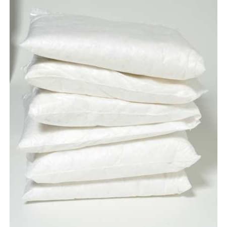 Sorbent Pillow, 15 gal, 10 in x 10 in, Non Aggressive, White, 12 PK MPN:150032