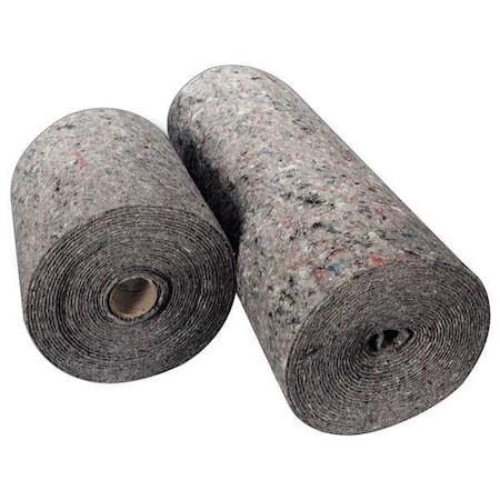 Sorbent Roll, 50 gal, 3 ft x 150 ft, Universal, Gray, Multicolor, Cotton, Polyester MPN:521040