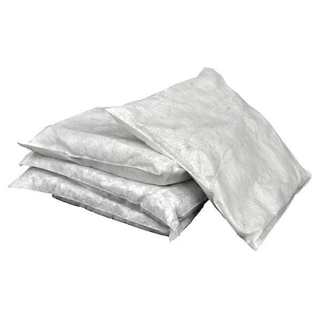 Sorbent Pillow, 13 gal, 18 in x 18 in, Universal, Gray, 10 PK MPN:G-62