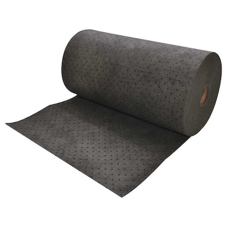 Sorbent Roll, 64 gal, 32 in x 150 ft, Universal, Gray, Polypropylene MPN:GFF-90BX