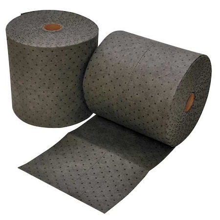 Sorbent Roll, 64 gal, 16 in x 150 ft, Universal, Gray, 2 PK MPN:GFF-91BX