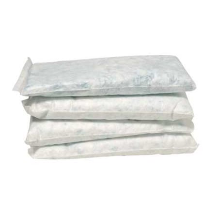 Sorbent Pillow, 5 gal, 8 in x 17 in, Oil, White, 10 PK MPN:M-66