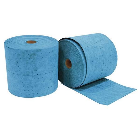 Oil, 66 gal Vol Absorbed per Pkg, Blue, Polypropylene, 2 PK MPN:M-96