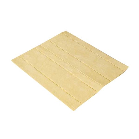 Sorbent Pad, 30 gal, 16 in x 18 in, Harsh Chemicals, Yellow, Polypropylene MPN:S2-75