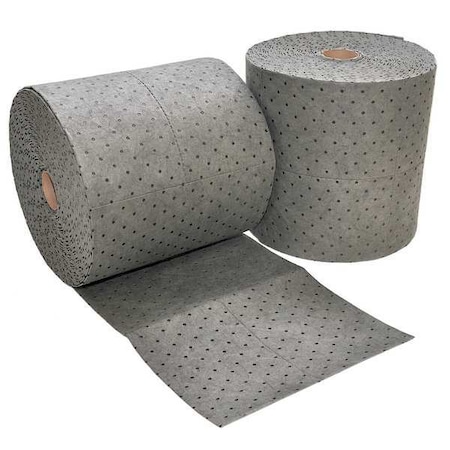 Sorbent Roll, 42 gal, 16 in x 150 ft, Universal, Gray, 2 PK MPN:SFG-98BX