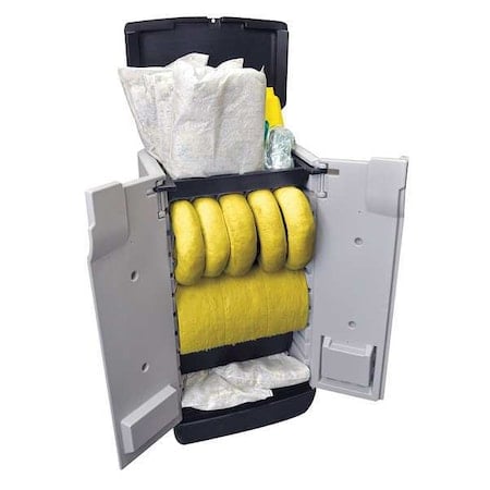 Spill Kit, 22 gal Volume Absorbed per Kit, Kaddie, Gray, 18 MPN:2500K2