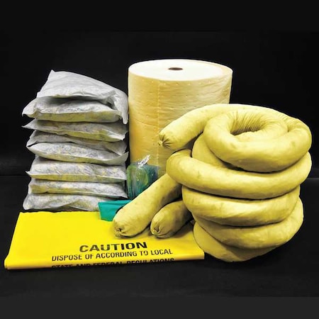 Spill Kaddie Refill, 22 gal Volume Absorbed per Kit, Refill, Yellow, 17 MPN:2500K2-R