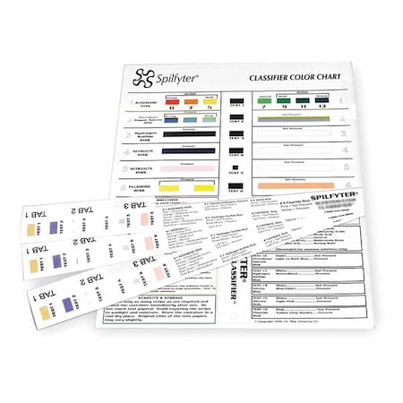 Chemical Classifier Chart MPN:577777