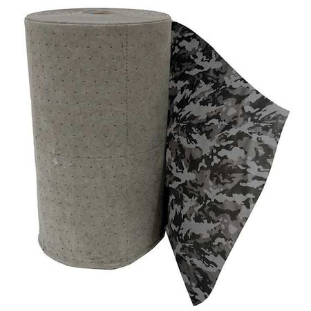 Sorbent Roll, 64 gal, 32 in x 150 ft, Universal, Camouflage, Polypropylene MPN:DS-93BX