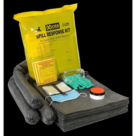 Spill Kit, 9 gal Volume Absorbed per Kit, 6 7/8 gal Capacity, Bag MPN:RPKBU30-2