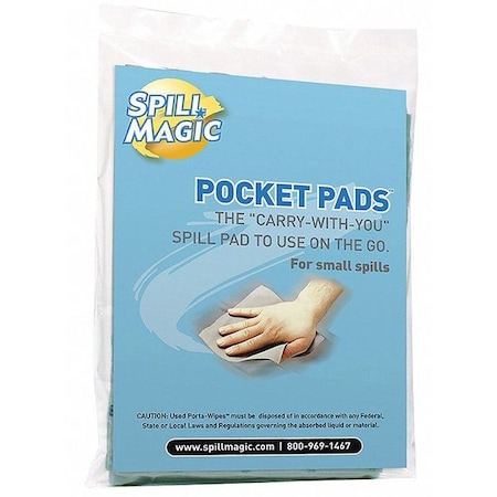 Absorbent Pad, Clear, 5