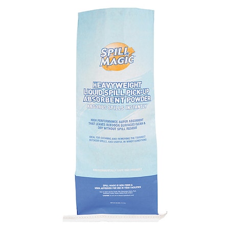 Granular Sorbent, 9 gal Absorbed per Package, 30 lb Bag, Amorphous Alumina Silicate, Not Scented MPN:97106