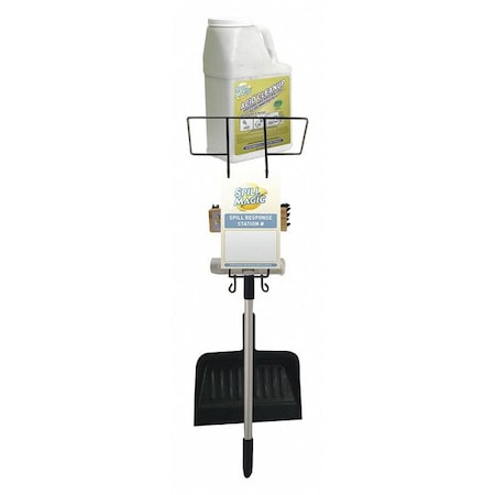 Spill Response Station Kit, Blk, 7-3/4