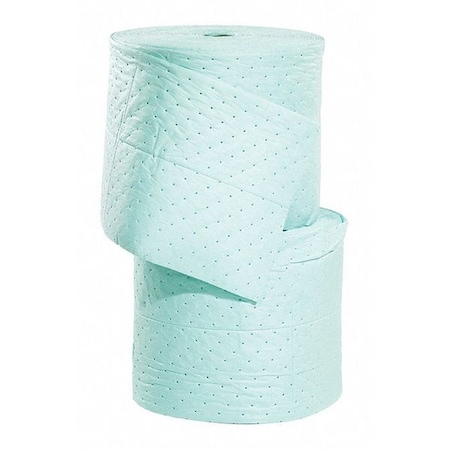 Sorbent Roll, Universal, 49 gal Vol Absorbed per Pkg, 30 in x 150 ft, Green, Polypropylene, 2 PK MPN:GNRSF150H