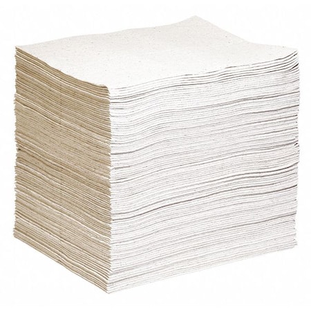Sorbent Pad, 24 gal, 19 in x 15 in, Universal, Gray, 100 PK MPN:GPC100S