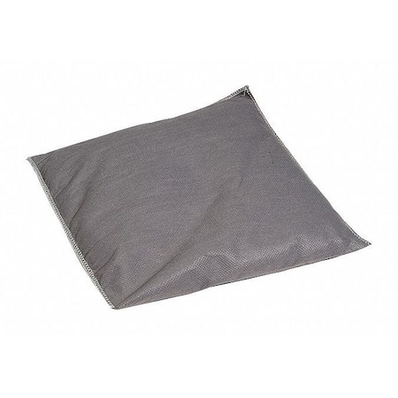 Sorbent Pillow, 30 gal, 10 in x 10 in, Universal, Gray, 40 PK MPN:GPIL1010
