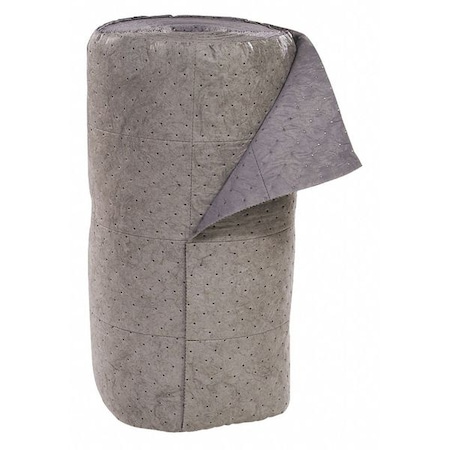 Sorbent Roll, 46 gal, 30 in x 150 ft, Universal, Gray, Polypropylene MPN:GRB150M