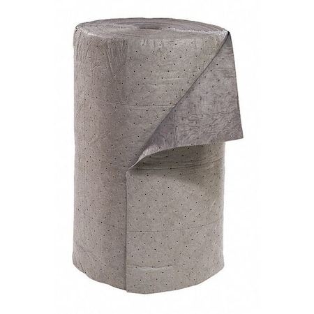 Sorbent Roll, 59 gal, 30 in x 300 ft, Universal, Gray, Polypropylene MPN:GRB300S